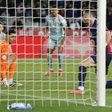 Lewandowski signe le 4-2, mais l'Atlético reviendra à 4-4 KEYSTONE/AP/Joan Monfort